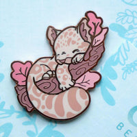Evy Benita Pin - Sleepy Snow Leopard