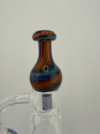 Highgrade Glass Line Work Dichro Bubble Cap
