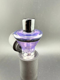 Paulson Pieces Puffco Pivot Glass Replacement Top W/ Auto Spinning Pearl Feature - Purple Cone