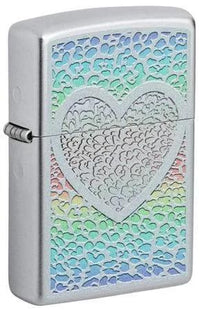 Zippo Lighter Heart Design 49780
