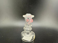 Brando Glass Carta Glass Replacement Dry Top in clear borosilicate glass for enhanced vaping and dabbing experience.