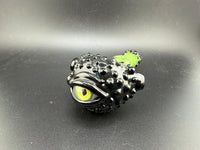 Crondo Glass Eye / Teeth Hand Pipe