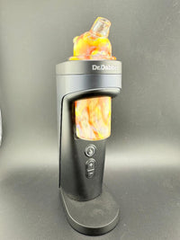 Paulson Pieces Dr. Dabber Switch 2 Replacement Glass & Cap Yellow Tie Dye