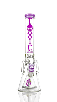 Toxic Glass 16″ Pyramid Recycler Beaker - TX72