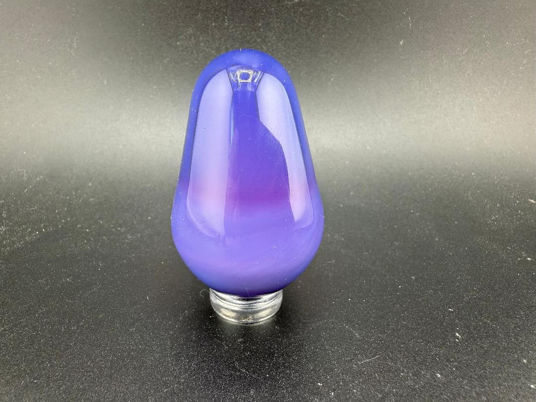 Handcrafted purple Paulson Pieces Easter Egg Marble from Spokane, WA, showcasing vibrant colors and unique design.