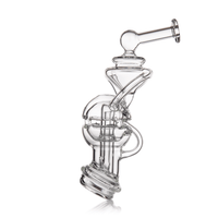 MJ Arsenal Fabcycler compatible with Puffco Peak, featuring a fab egg and recycler design for smoother hits.