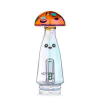 Hemper Trippy Shroom Puffco Peak Attachment with colorful mushroom cap design for enhanced dabbing sessions.
