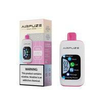 AirFuze SMART 30000 Disposable Vape with digital screen and packaging, featuring 5% nicotine strength.