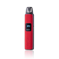 DotMod dotPod Pro Kit in red, featuring a sleek design and adjustable wattage display for a premium vaping experience.