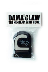 Dama Claw kendama wall hook packaging, designed for modular and affordable kendama display solutions.