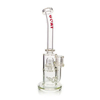 Lucky Goat 12" Rockies Inline/UFO Clear Rig 14mm 90°