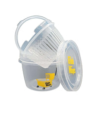 Glob Mops Dunk Tank for efficient cleaning of quartz and glass accessories, featuring a clear design and convenient handle.