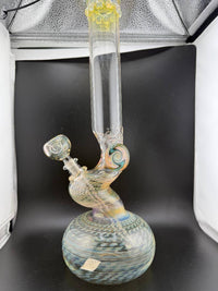 JP Killman Glass 45mm Bubble Bent Beaker 14mm