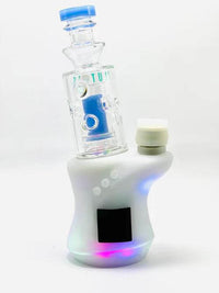 King Pluto CARTA Glass Top Attachment with unique design and colors, compatible with Focus V CARTA devices.