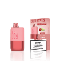 SWFT Icon 7k Disposable Vape in Apple Melon Ice flavor with packaging, showcasing sleek design and features.