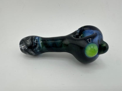 Mop Head Glass Dry Pipe - Full Color Frit