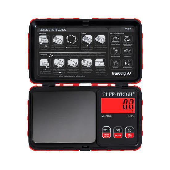 Truweigh Tuff-weight Scale Red