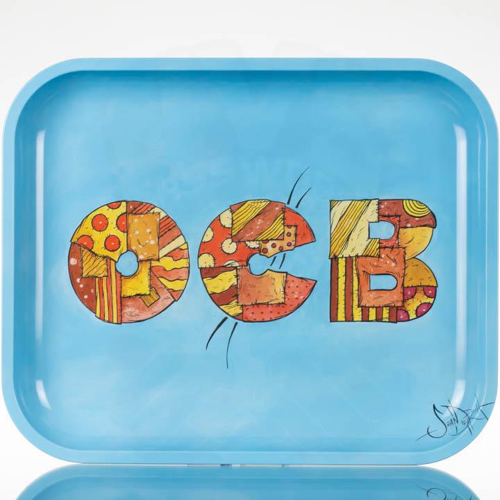 OCB Rolling Tray Large Pizza Patch