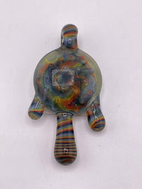 Danny W Glass Pendant -Rasta  Drip