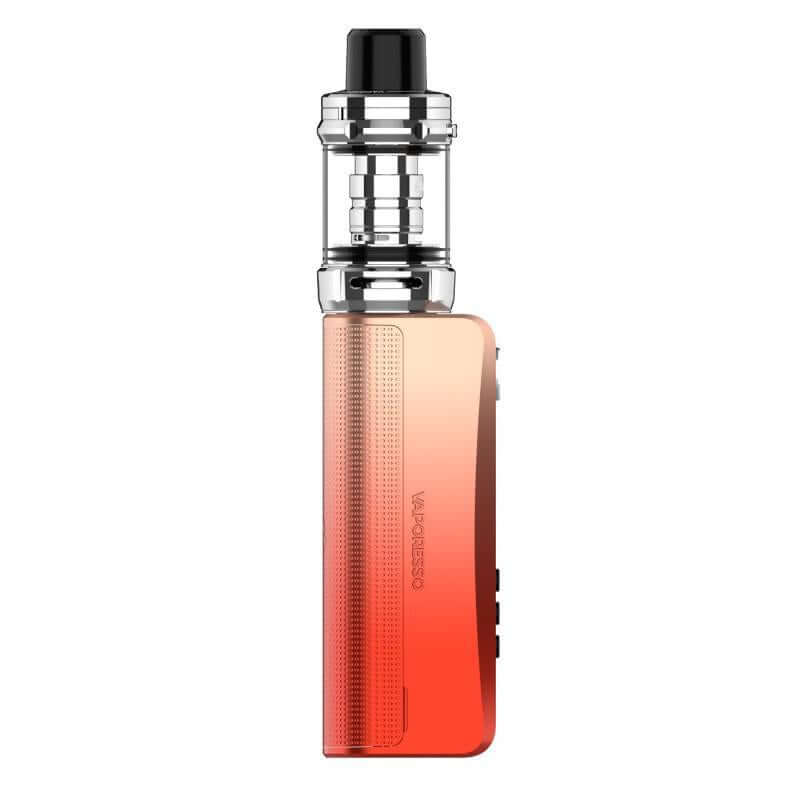 Vaporesso Gen 80 S Itank 2 Kit in vibrant orange, showcasing its sleek design and advanced vaping capabilities.