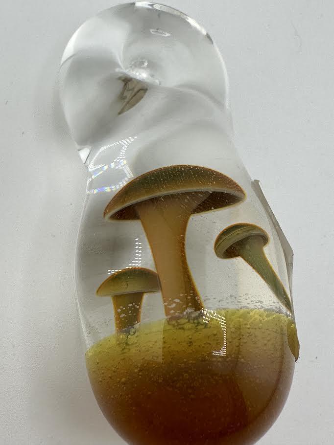 Danny W Glass Pendant -  Mushroom