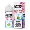 Fruision Juice Co ICE 100ml Sweet Apple Sugar Baby e-liquid with warning label for nicotine use.