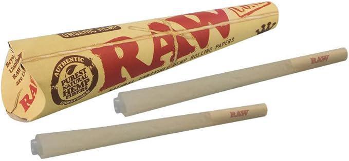 RAW Rolling Papers  Organic Hemp Cones King Size 3pc