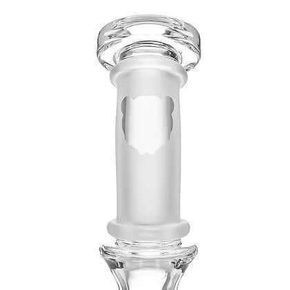 Clear glass component of the Bear Quartz The Globe Kit, designed for optimal dabbing performance.