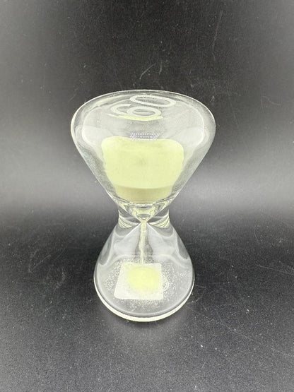Thick Ass Glass (TAG) Hour Glass - 1 Minute Timer Glow in the Dark