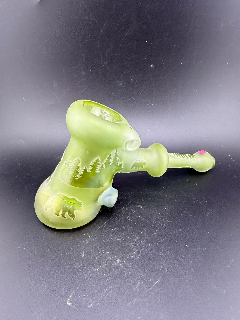 Brando Glass Sandblasted Pipes