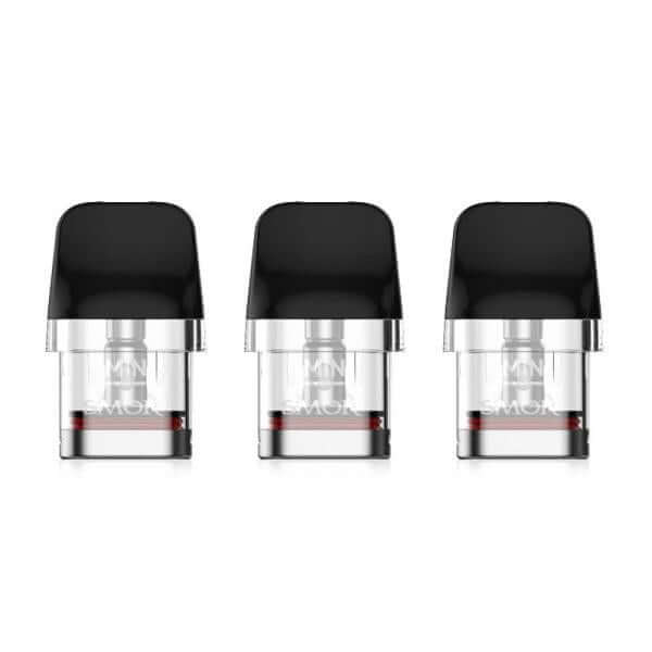 Smok Novo M Pod cartridges, pack of three, designed for smooth throat-hits and balanced heat distribution.