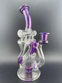 Domer Glass Domer Double Recycler Purple 10mm 90°