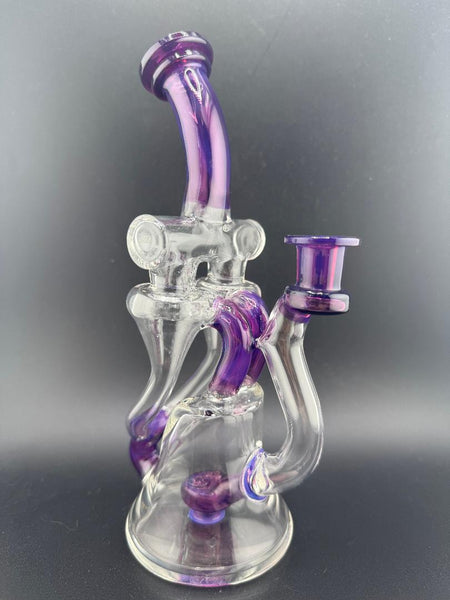 Domer Glass Domer Double Recycler Purple 10mm 90°