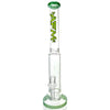 AFM Glass 14" Shower Disc Perc Glass Straight Tube 14mm 90°