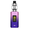 Vaporesso Gen 200 Itank vaping kit in gradient purple design with digital display and tank.