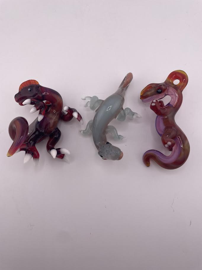 Amorphous Symphony Glass Pendant - Dino