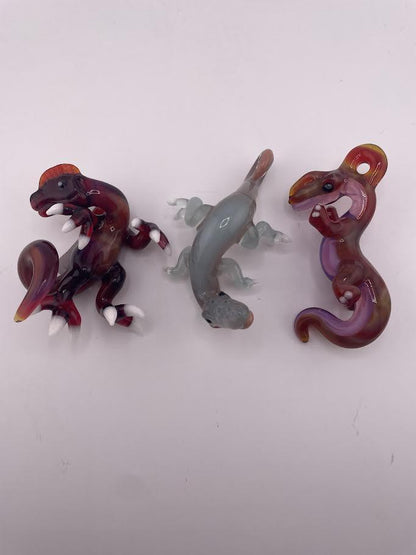 Amorphous Symphony Glass Pendant - Dino
