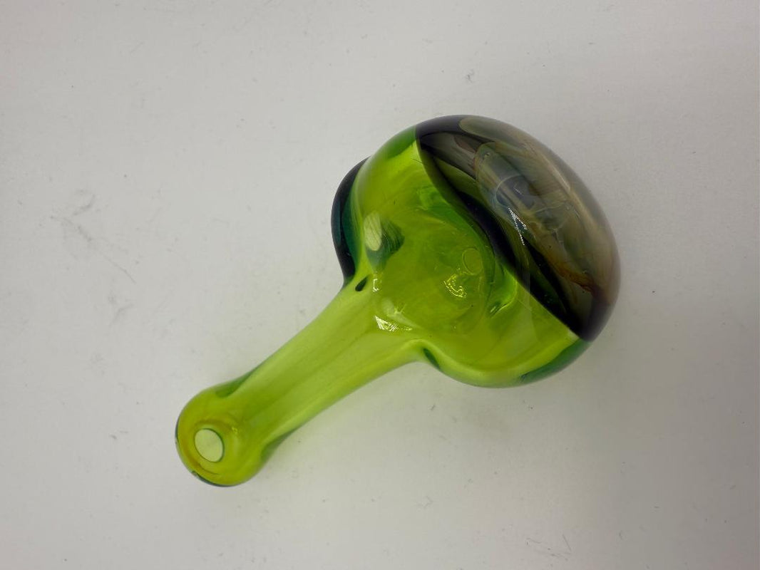 Lylo Glass Single Color Fumed Cap Pipe