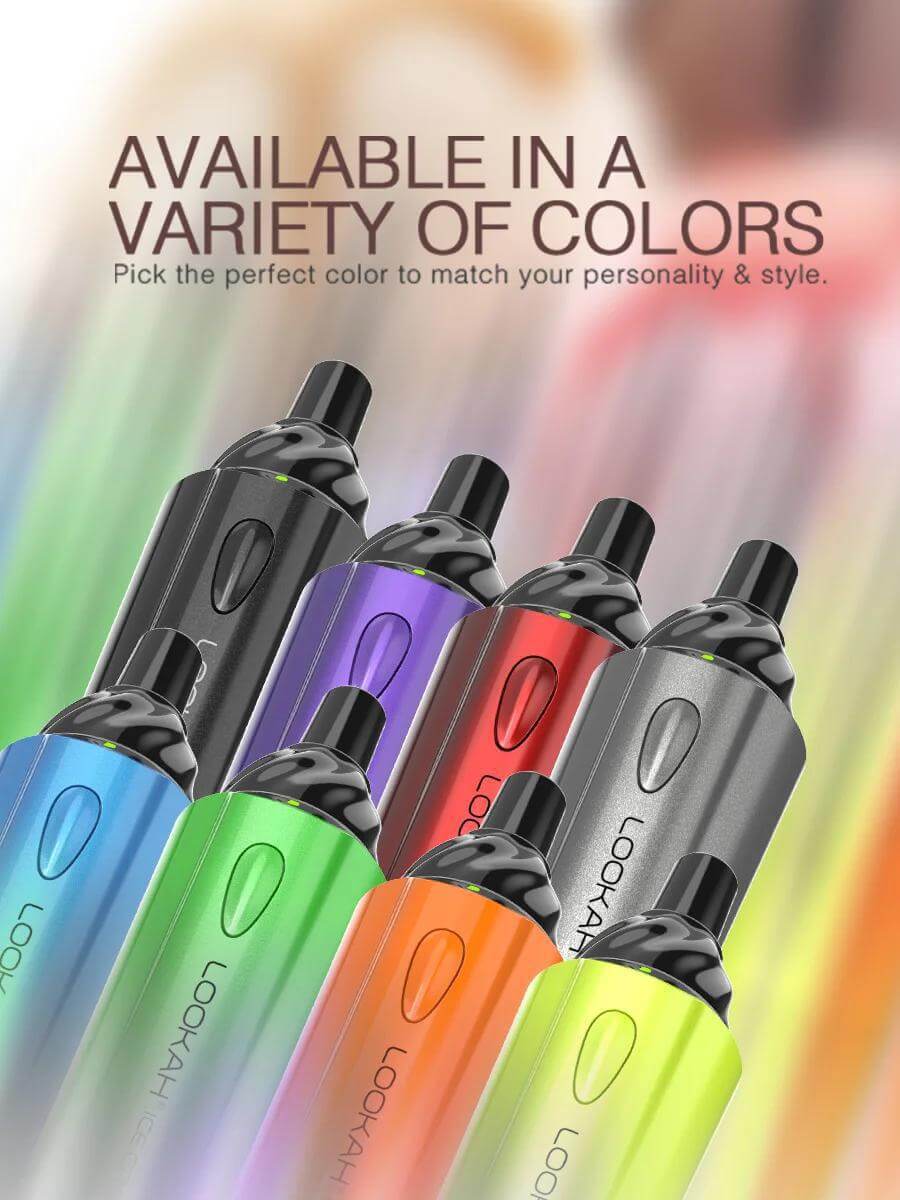 LOOKAH Ice Cream Cone vaporizer available in multiple colors for personalization and style.