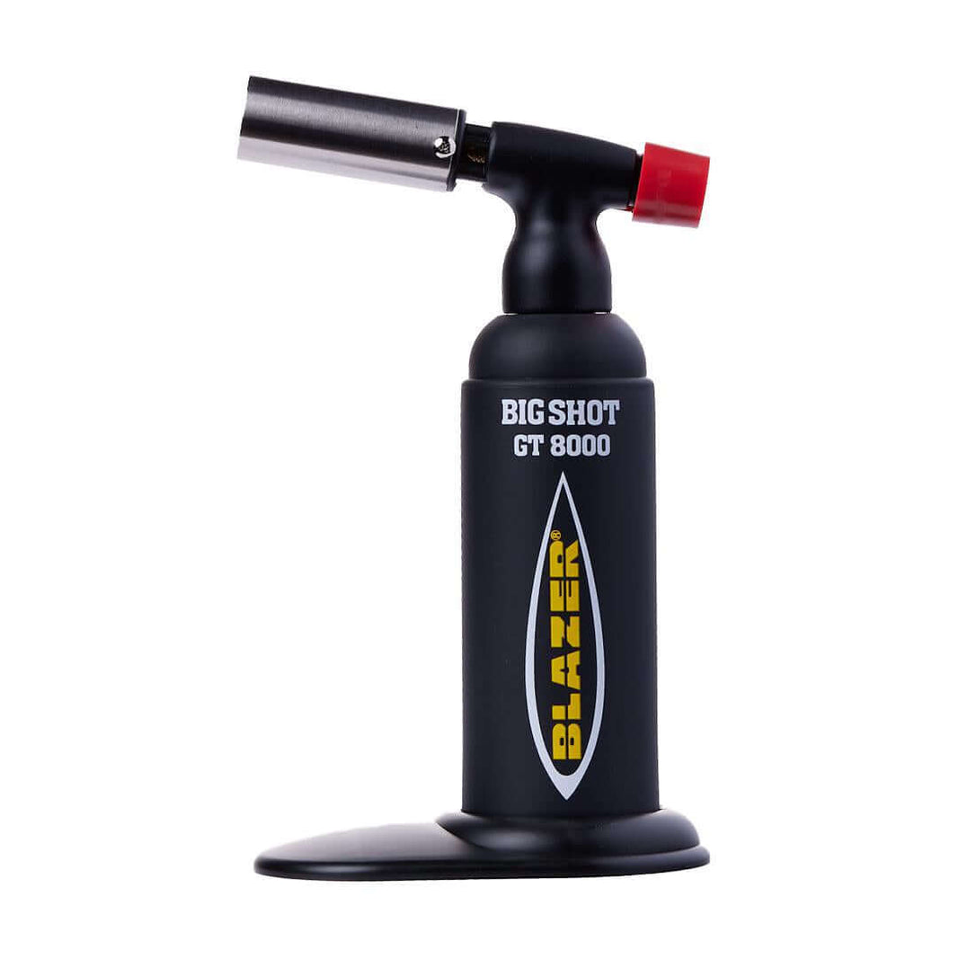 Blazer Big Shot GT8000 Butane Torch, precision-engineered for professionals and hobbyists, showcasing compact design and performance.