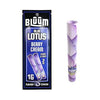 Bluum Cones Blue Lotus Berry Cream 2pc, premium mini rolls crafted from rose and lotus leaves.