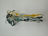Crondo Glass Dry Pipe - Clear Inside Out  Squiggle with Tactile Dots