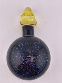 Tim Doane Glass Pendant -  Dichro Pendy w/ Yellow Point Bail