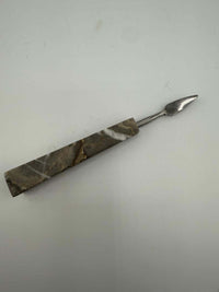 Stone Cold Creations 4" Stone Dab Tool with natural stone handle and stainless steel tip for dabbing.