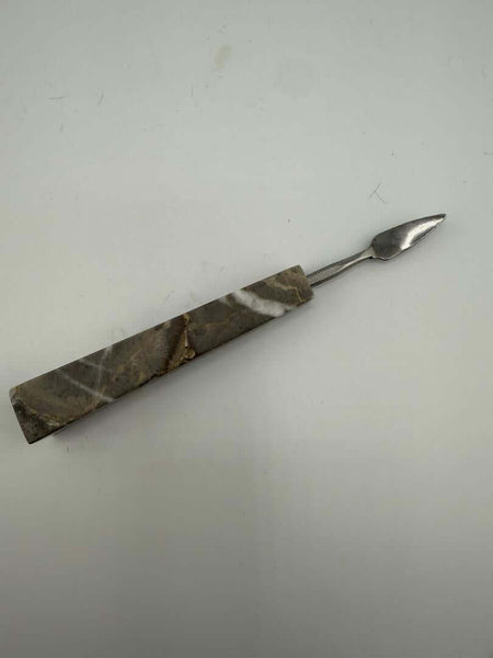 Stone Cold Creations 4" Stone Dab Tool with natural stone handle and stainless steel tip for dabbing.