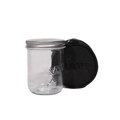 RAW Rolling Papers Mason Jar With Case