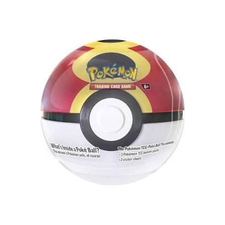 Pokémon TCG Repeat Ball Tin – 3 Booster Packs & 2 Sticker Sheets