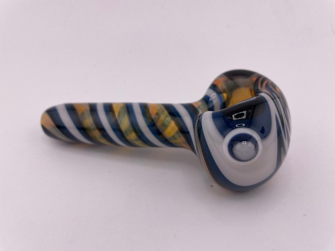 Filla John Glass Dry Pipe -  Full Wig Wag