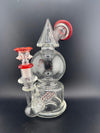 HWY Glass 9" Inline Bulb 14mm 90°