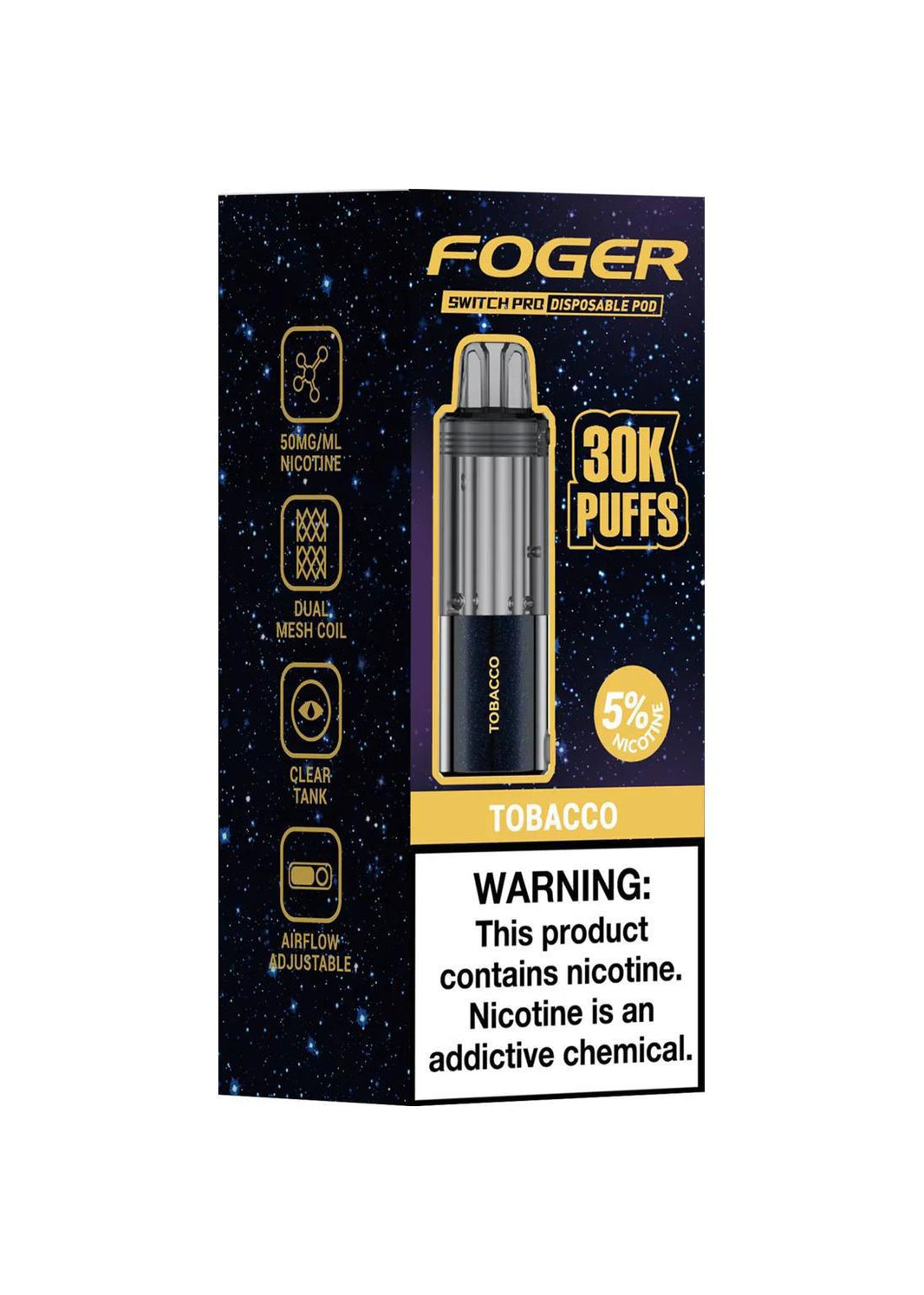 Foger 30k Disposable Pod Only